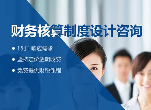 財務核算制度設計咨詢